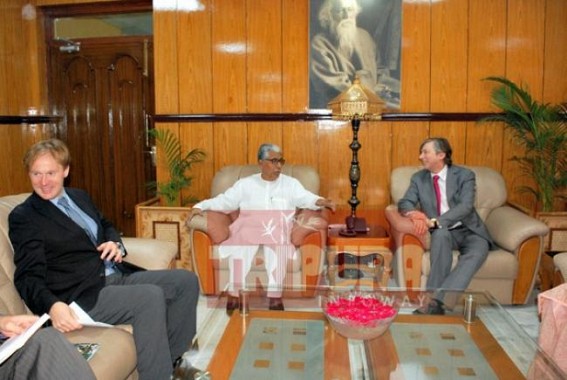 Belgium delegation meets Tripura CM to explore investment : Manik Sarkarâ€™s poor vision halted Tripuraâ€™s economic progress, no new industries, no IT, no employments for lakhs of youths  Statewide                                                         